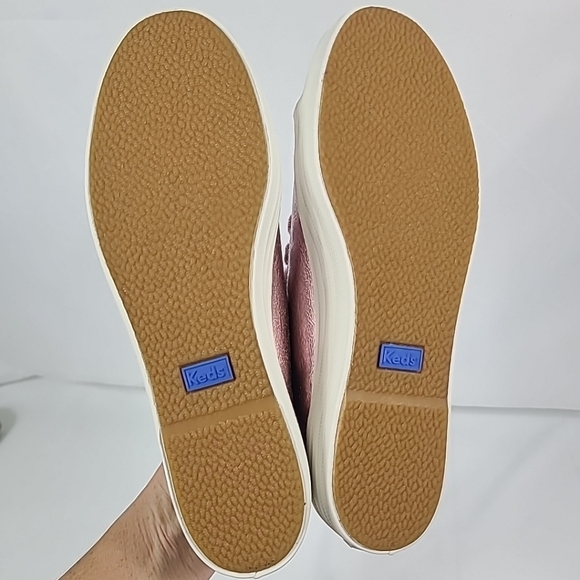 NIB Keds Women's Triple Kick Pink Metallic Iridescent Sz 6.5 NEW $75 - Picture 6 of 7